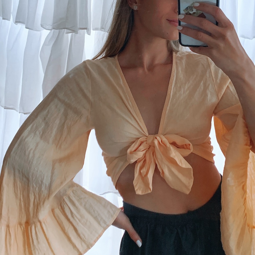 Orange Tie Top 🍊